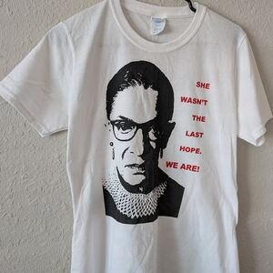 White RBG Graphic Tee